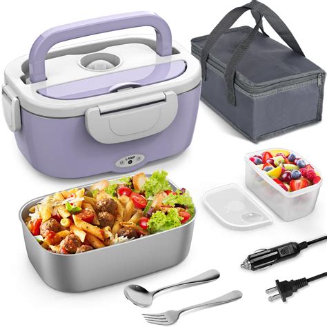 vingud electric lunch box|Vingud Electric Lunch Box Food Heater, Heating Lunch Box for .